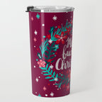 Merry F*cking Christmas - Maroon Travel Mug Gallery Image 3