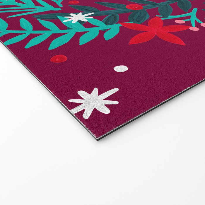 Merry F*cking Christmas - Maroon Welcome Mat Gallery Image 2