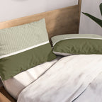 Linen Sage & Olive Pillow Sham Gallery Image 2