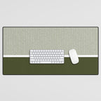 Linen Sage & Olive Desk Mat Gallery Image 1