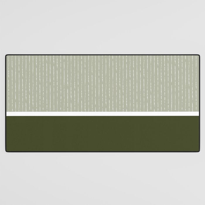 Linen Sage & Olive Desk Mat Gallery Image 3