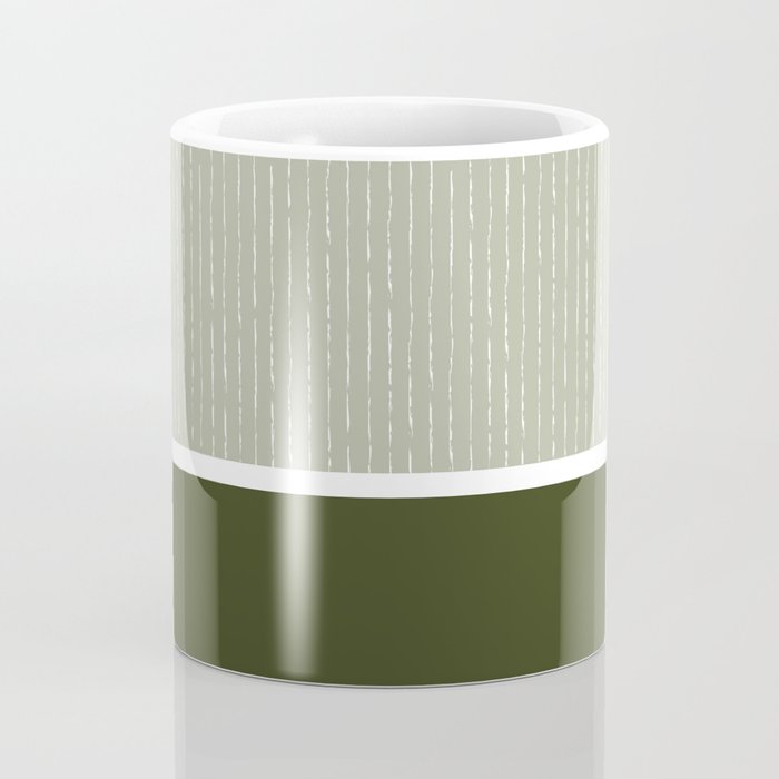 Linen Sage & Olive Coffee Mug Gallery Image 4