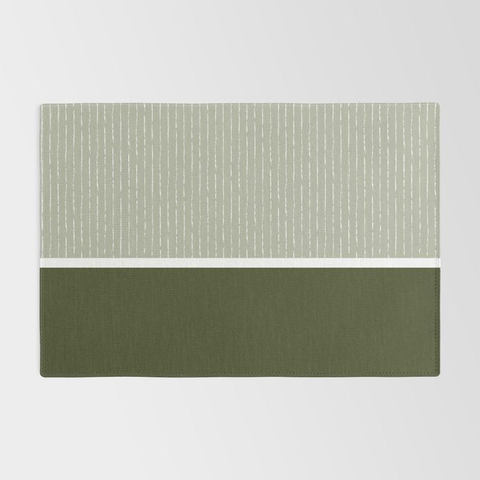 Linen Sage & Olive Rug Gallery Image 2