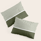 Linen Sage & Olive Pillow Sham Gallery Image 3