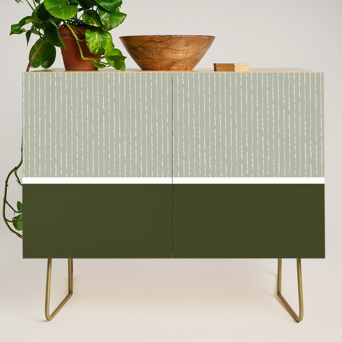 Linen Sage & Olive Credenza Gallery Image 1