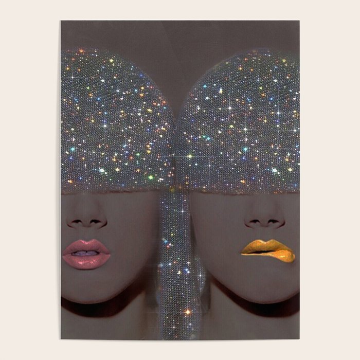 Magic people vol.3 | disco |  70s | 80s | hair | style | vintage | retro | collage | glitter | vibe Poster Gallery Image 4