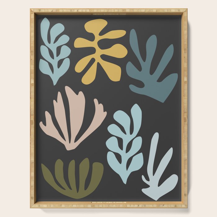 Seagrass - dusk Serving Tray Gallery Image 1