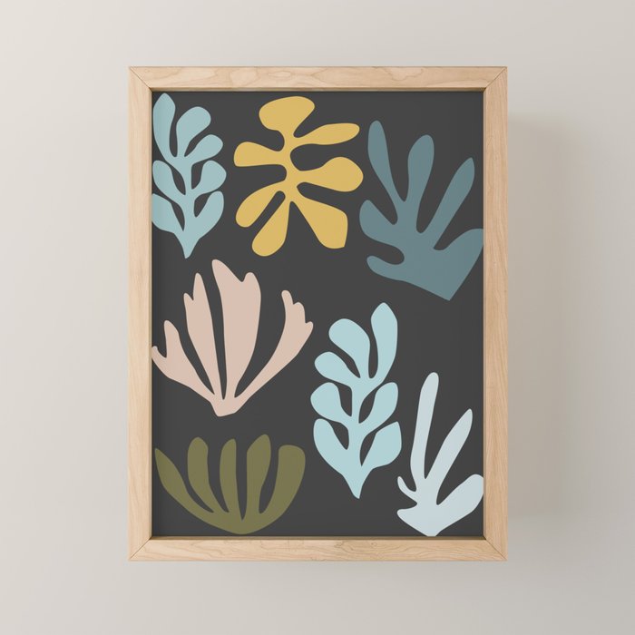 Seagrass - dusk Mini Art Print Gallery Image 1