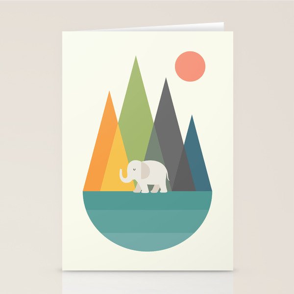Walk In Peace Stationery Card Gallery Image 2