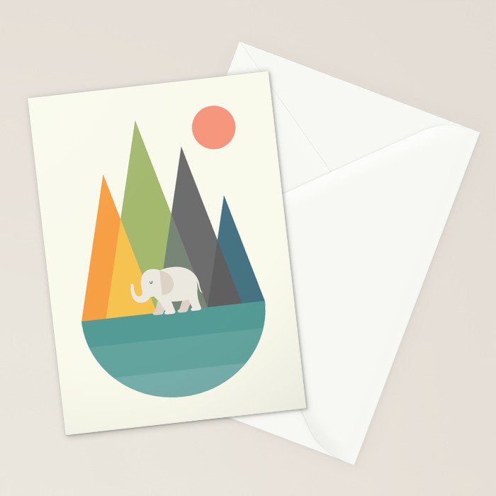 Walk In Peace Stationery Card Gallery Image 2