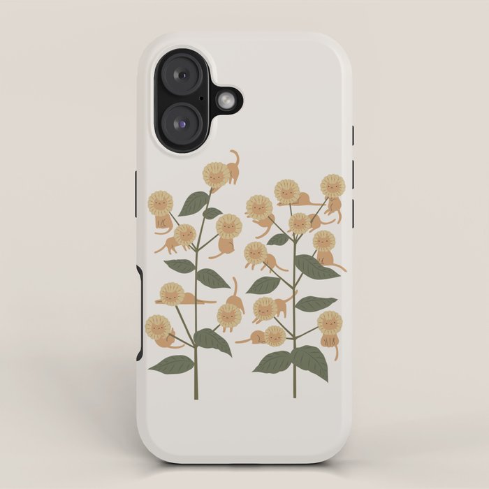 Cat and Plant 7B iPhone Case Gallery Image 1