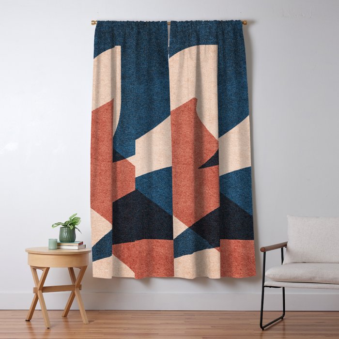 ABSTRACT ALPHABET / Gothic D Window Curtain Gallery Image 5