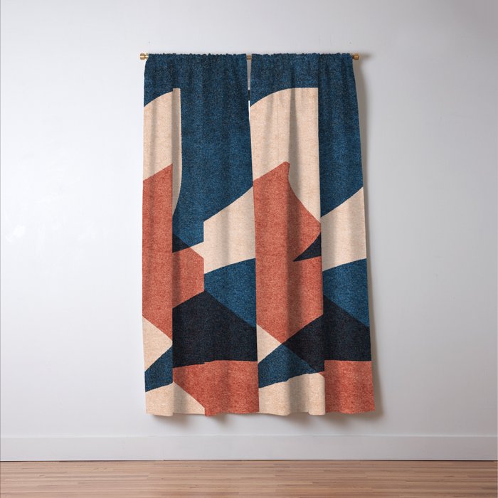 ABSTRACT ALPHABET / Gothic D Window Curtain Gallery Image 3