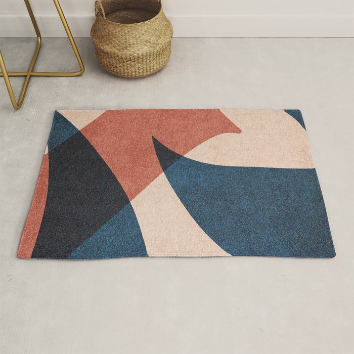 ABSTRACT ALPHABET / Gothic D Rug Gallery Image 1