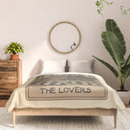 The Lovers - Raccoons Tarot Comforter Gallery Image 3