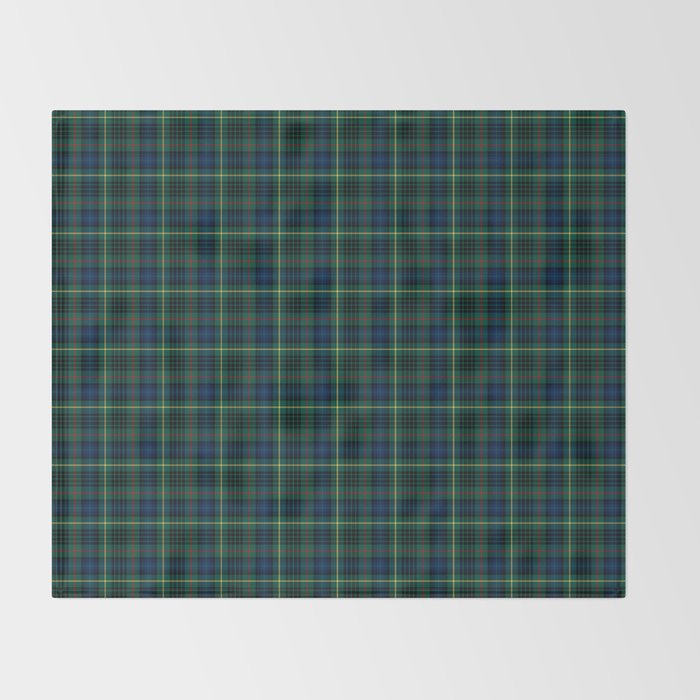 Clan Stewart Hunting Tartan Throw Blanket Gallery Image 2