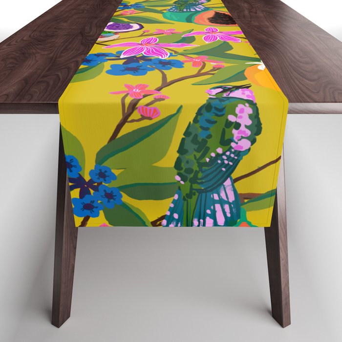 Exotic jungles pattern  Table Runner Gallery Image 1