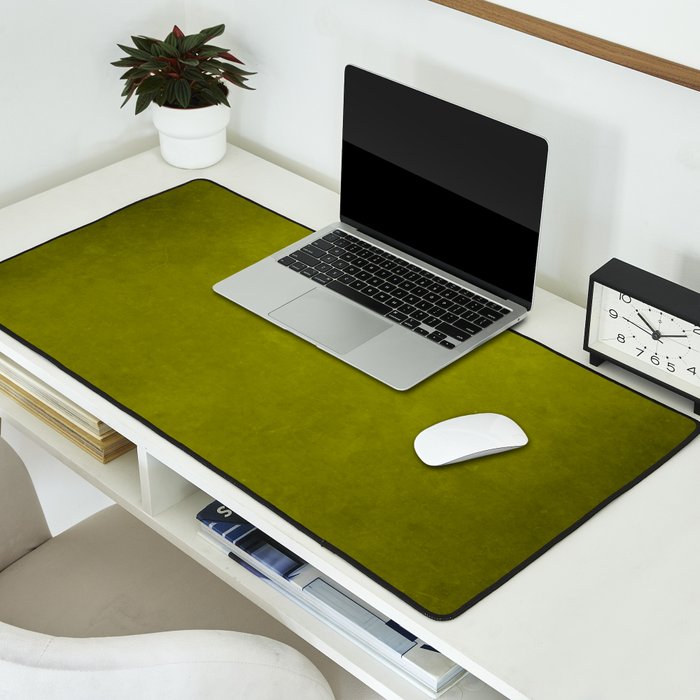 Olive green tones Desk Mat Gallery Image 2