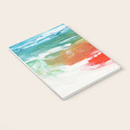 Ejaaz Haniff Colorful Abstract Acrylic Painting 'Storm In Paradise' Notebook Gallery Image 3