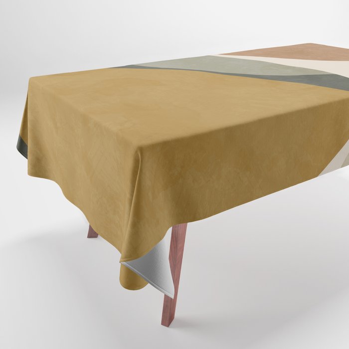 mid modern earth tones 2 Tablecloth Gallery Image 1