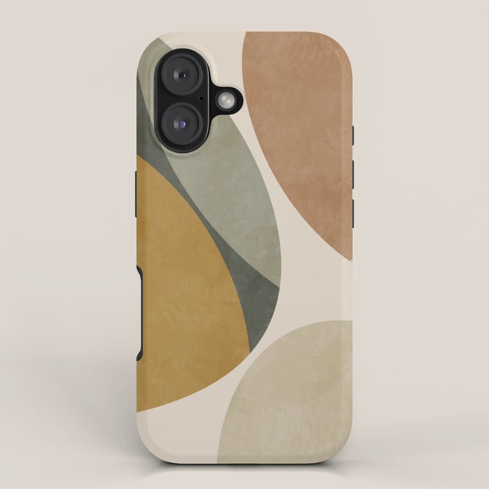 mid modern earth tones 2 iPhone Case Gallery Image 1