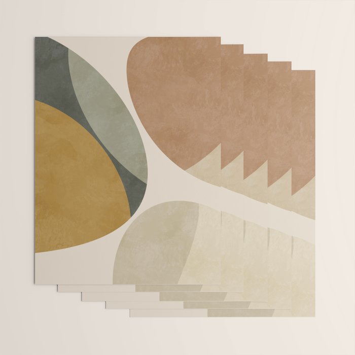 mid modern earth tones 2 Wrapping Paper Gallery Image 3