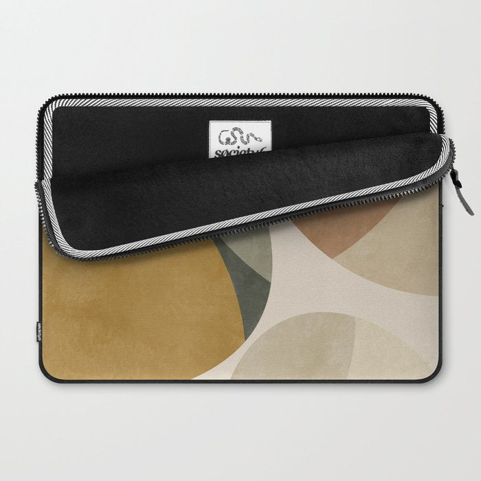 mid modern earth tones 2 Laptop Sleeve Gallery Image 2