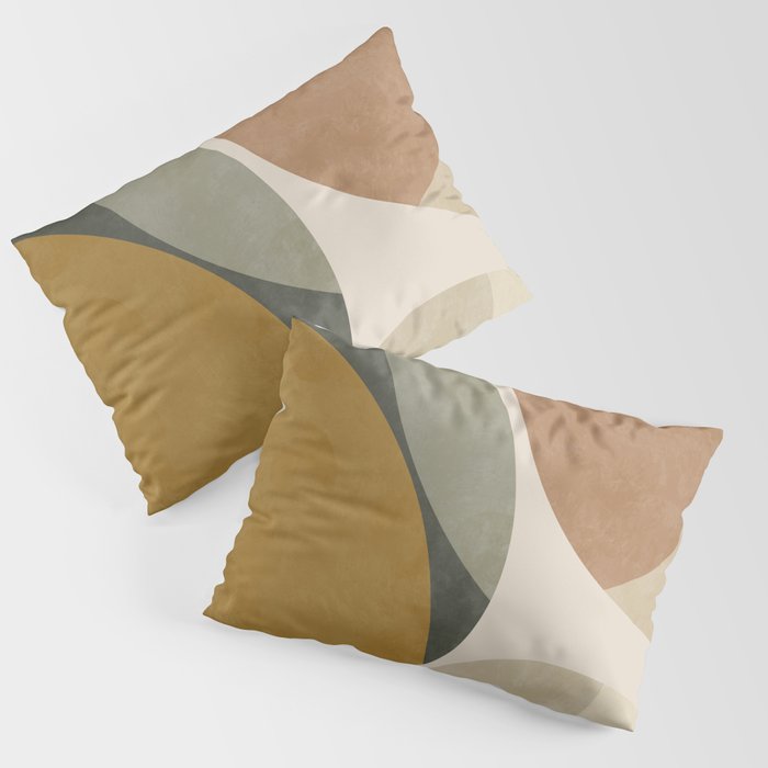 mid modern earth tones 2 Pillow Sham Gallery Image 3