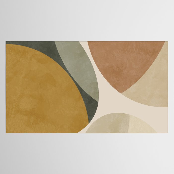 mid modern earth tones 2 Tablecloth Gallery Image 2