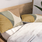 mid modern earth tones 2 Pillow Sham Gallery Image 2