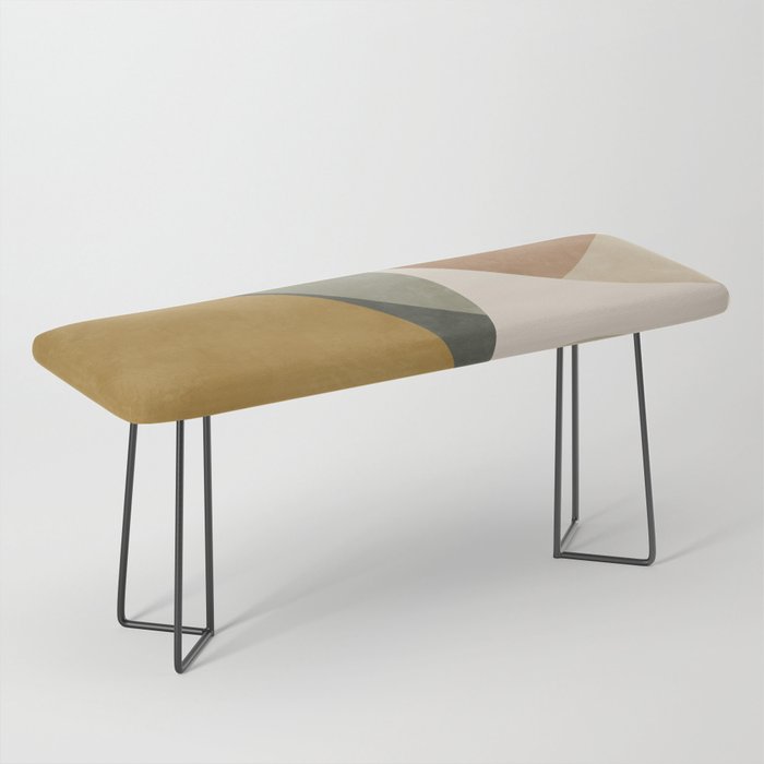 mid modern earth tones 2 Bench Gallery Image 1
