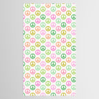 Peace Symbol - Pink & Green Tablecloth Gallery Image 2