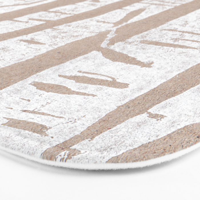 Woodcut Birches Bath Mat Gallery Image 3