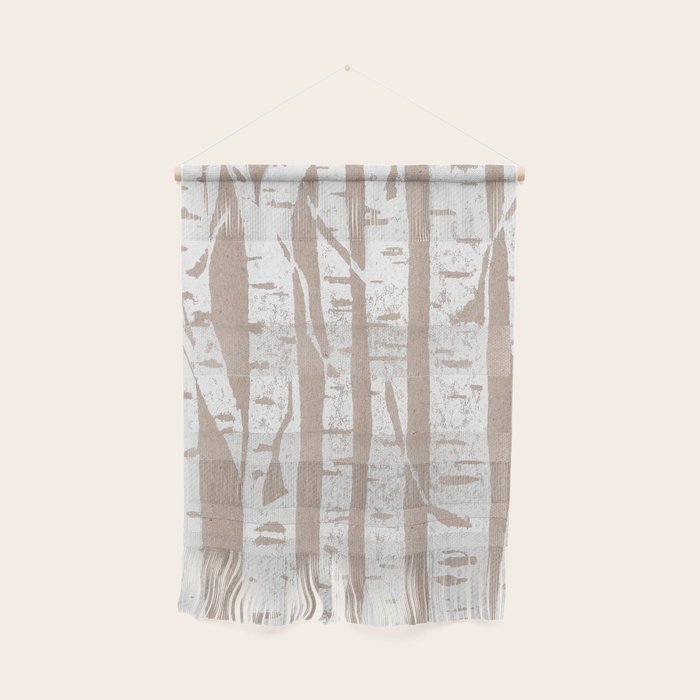 Woodcut Birches Wall Hanging Gallery Image 1