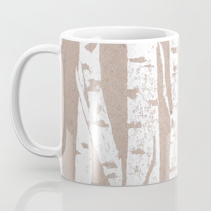 Woodcut Birches Coffee Mug Gallery Image 3