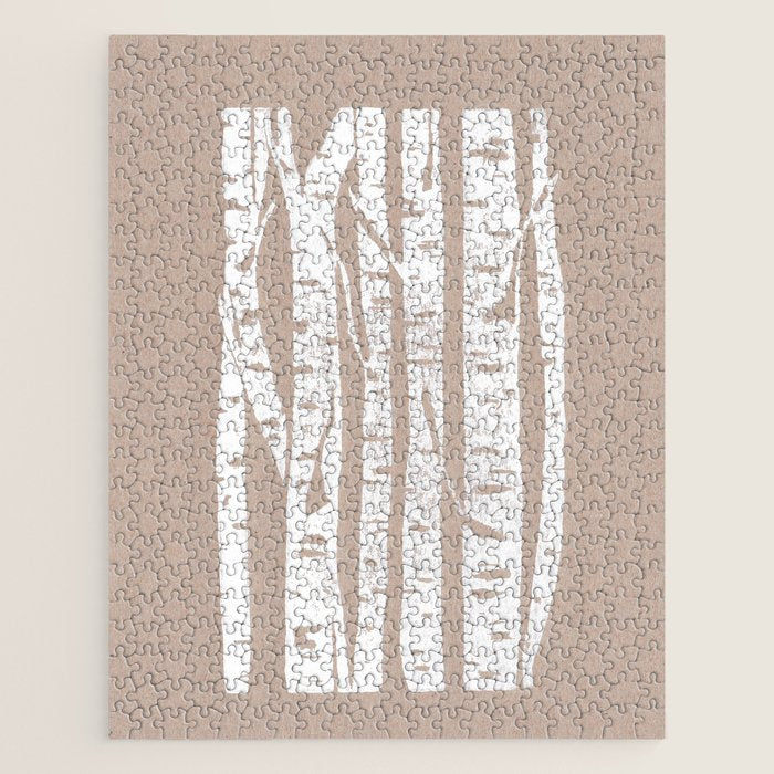 Woodcut Birches Jigsaw Puzzle Gallery Image 1