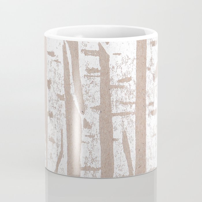 Woodcut Birches Coffee Mug Gallery Image 4