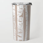 Woodcut Birches Travel Mug Gallery Image 2