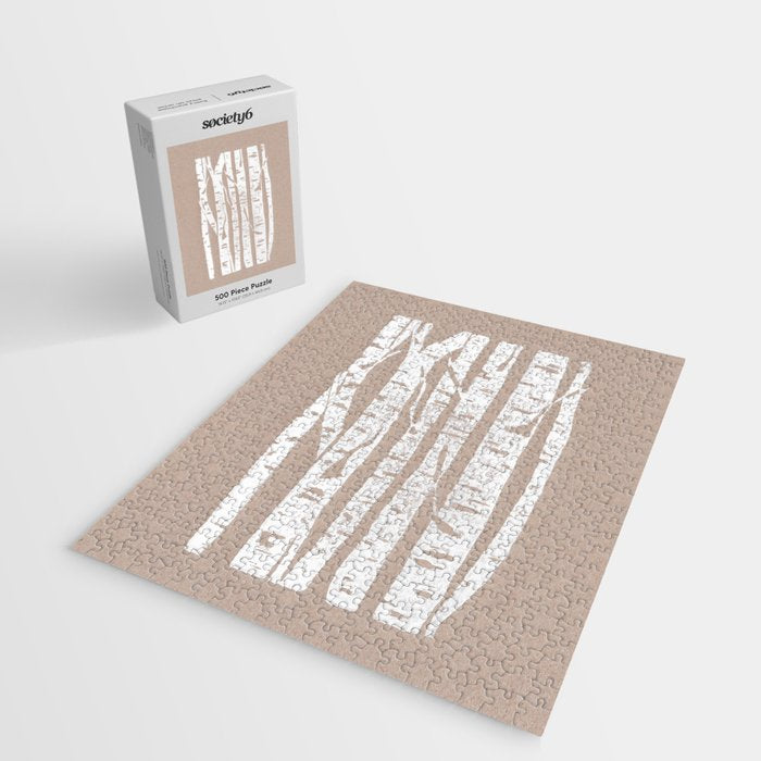 Woodcut Birches Jigsaw Puzzle Gallery Image 2