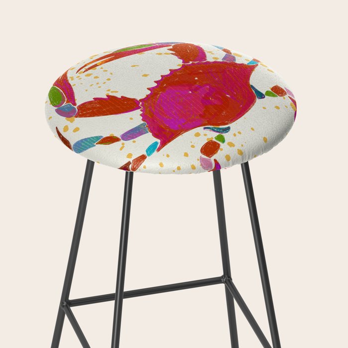 Crab By The Golden Tide Stool Gallery Image 2