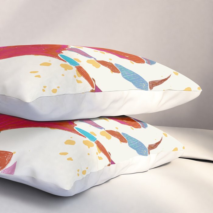 Crab By The Golden Tide Pillow Sham Gallery Image 3