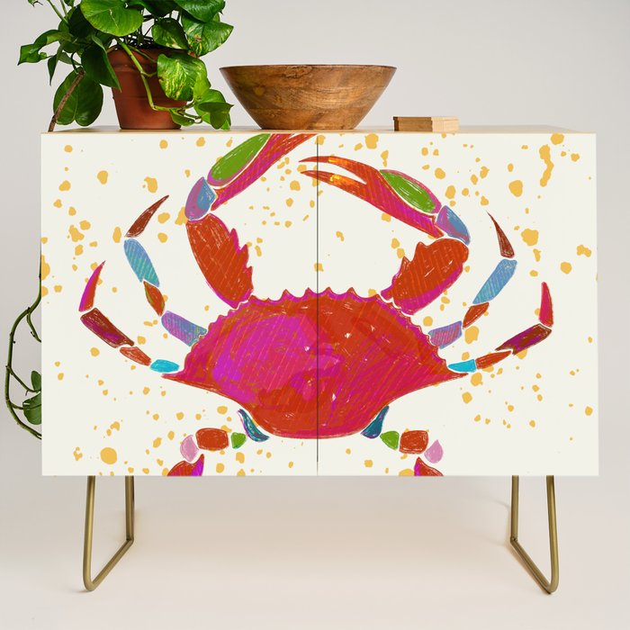 Crab By The Golden Tide Credenza Gallery Image 1