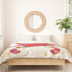 Crab By The Golden Tide Duvet Cover Gallery Image 3