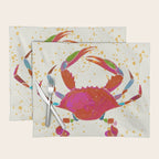 Crab By The Golden Tide Placemat Gallery Image 1