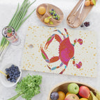 Crab By The Golden Tide Cutting Board Gallery Image 2