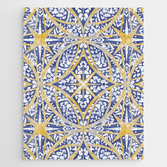 Tile wild leaves starry BY Jigsaw Puzzle Gallery Image 1