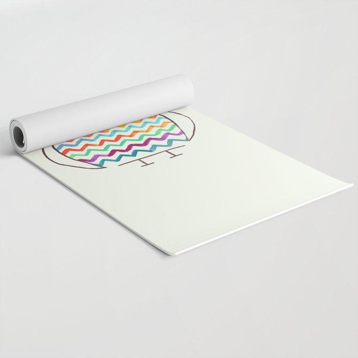 Chevron Owl Yoga Mat Gallery Image 2