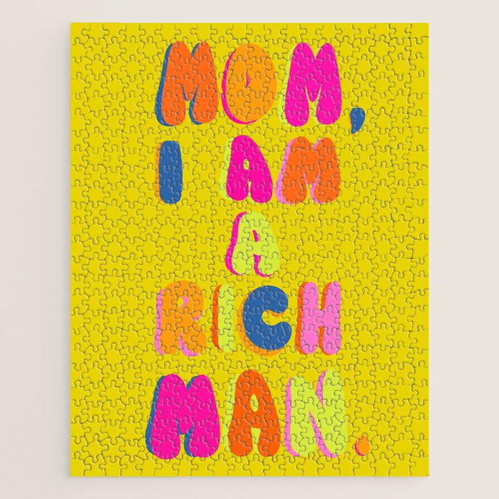 Mom, I Am A Rich Man Jigsaw Puzzle Gallery Image 1