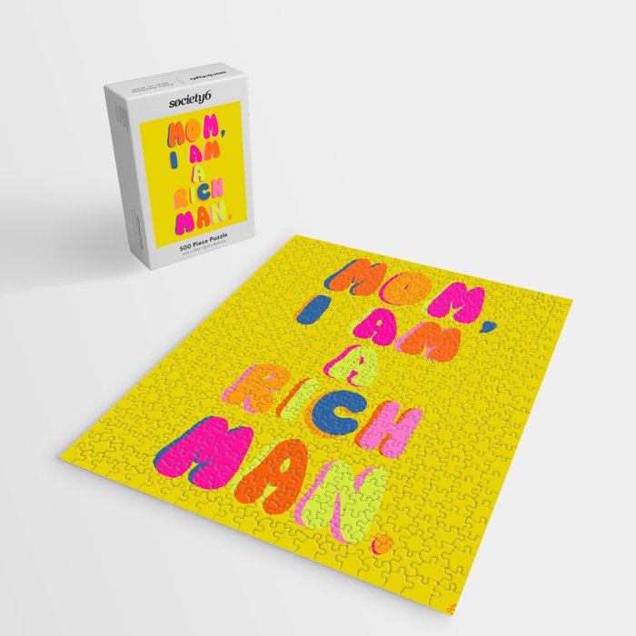 Mom, I Am A Rich Man Jigsaw Puzzle Gallery Image 2