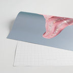 Shiny Pink Ice Cream - Glitter| pastel | pink | art print | beach | | ice cream | summer | ocean  Wrapping Paper Gallery Image 2